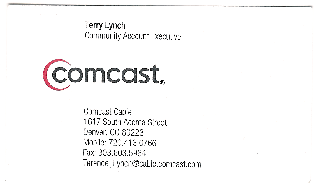 Terry Lynch at Comcast